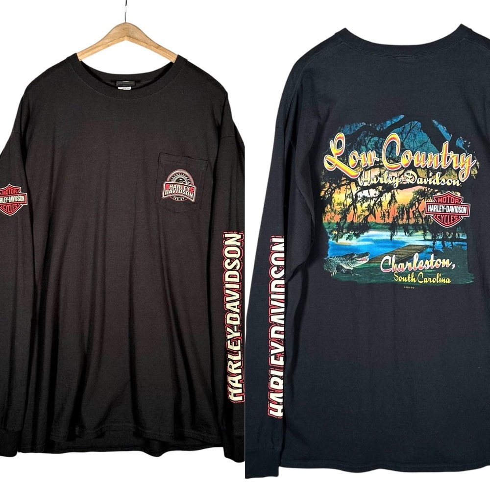 HARLEY-DAVIDSON Charleston, NC Low-Country Graphic Long Sleeve Shirt